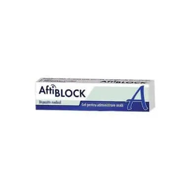 Aftiblock Gel 8g – Treatment for Canker Sores and Oral Lesions - MAYONAL STORE